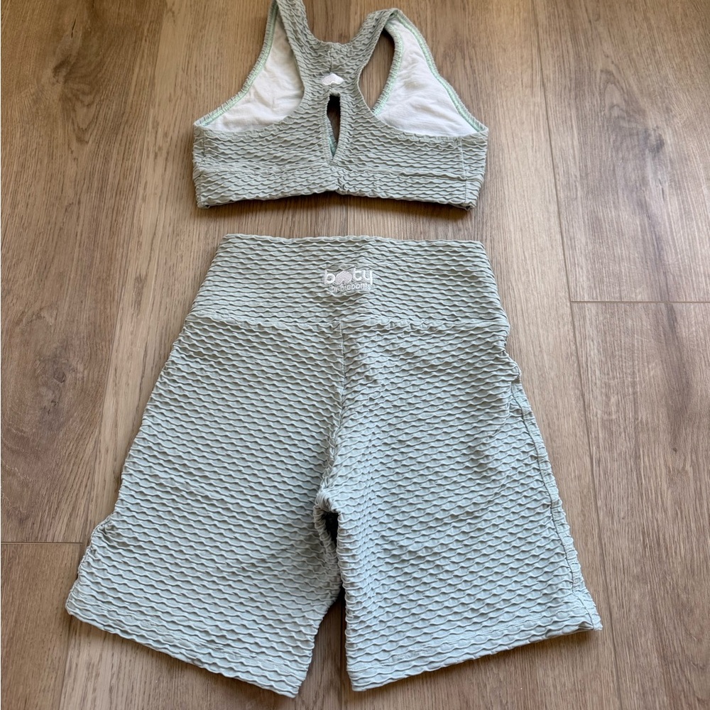 Booty by Brabants Croco Skin Bra & Shorts Set